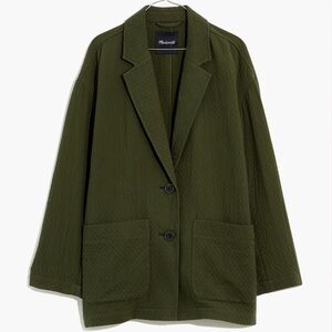 Madewell Diamond Jacquard Shaw Blazer Size XXS